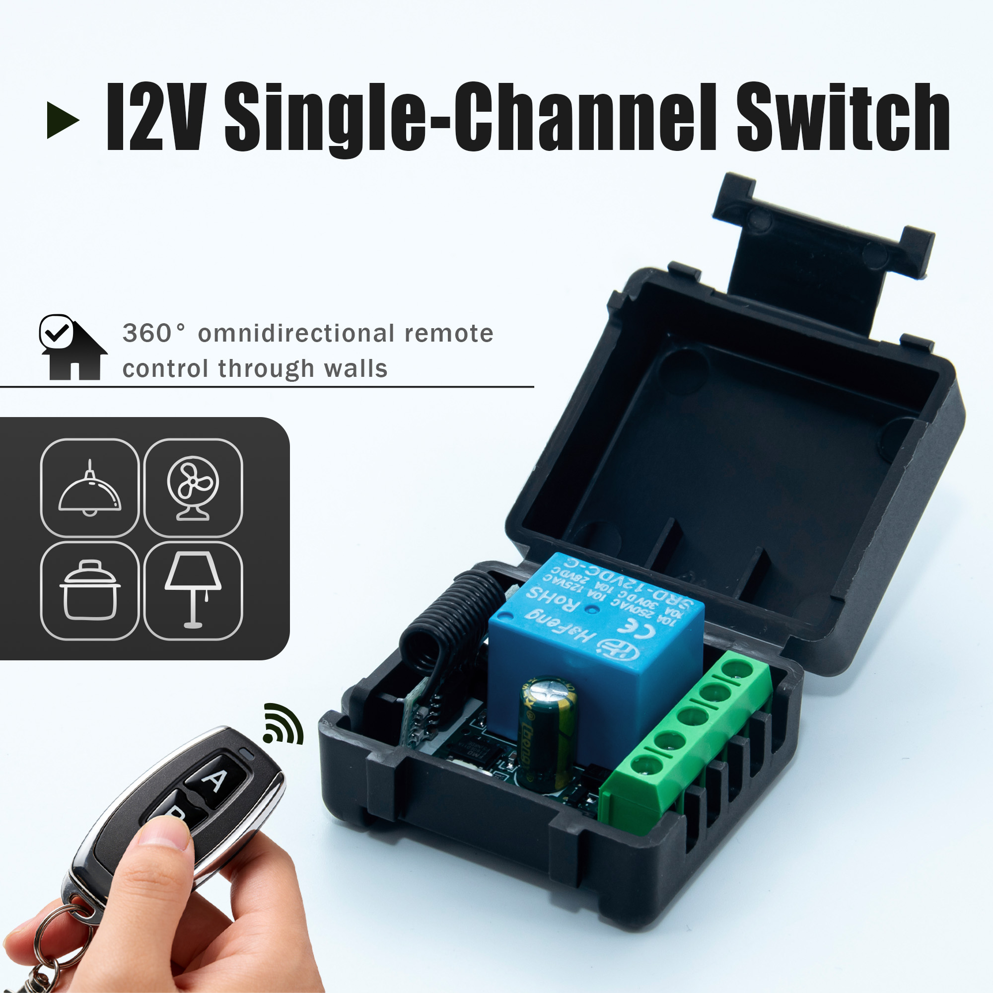 Joystick Module - DC 12V 433MHz 무선 원격 제어