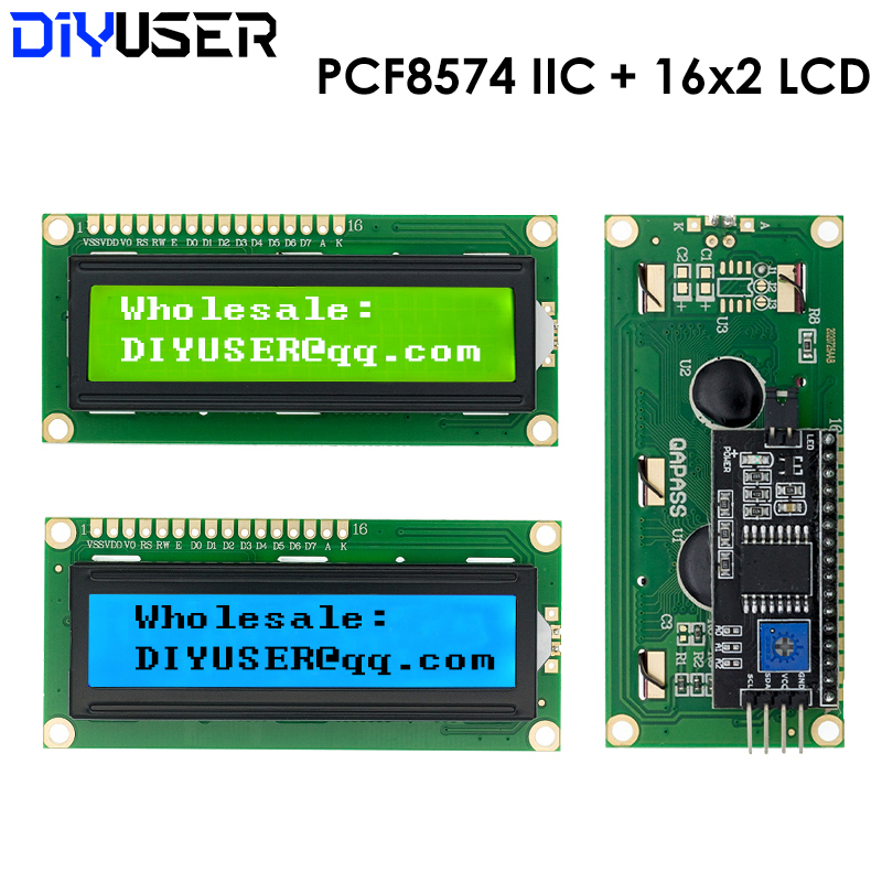 Lcd 1602 - LCD1602 1602 LCD 모듈 파란색/황록색 화면