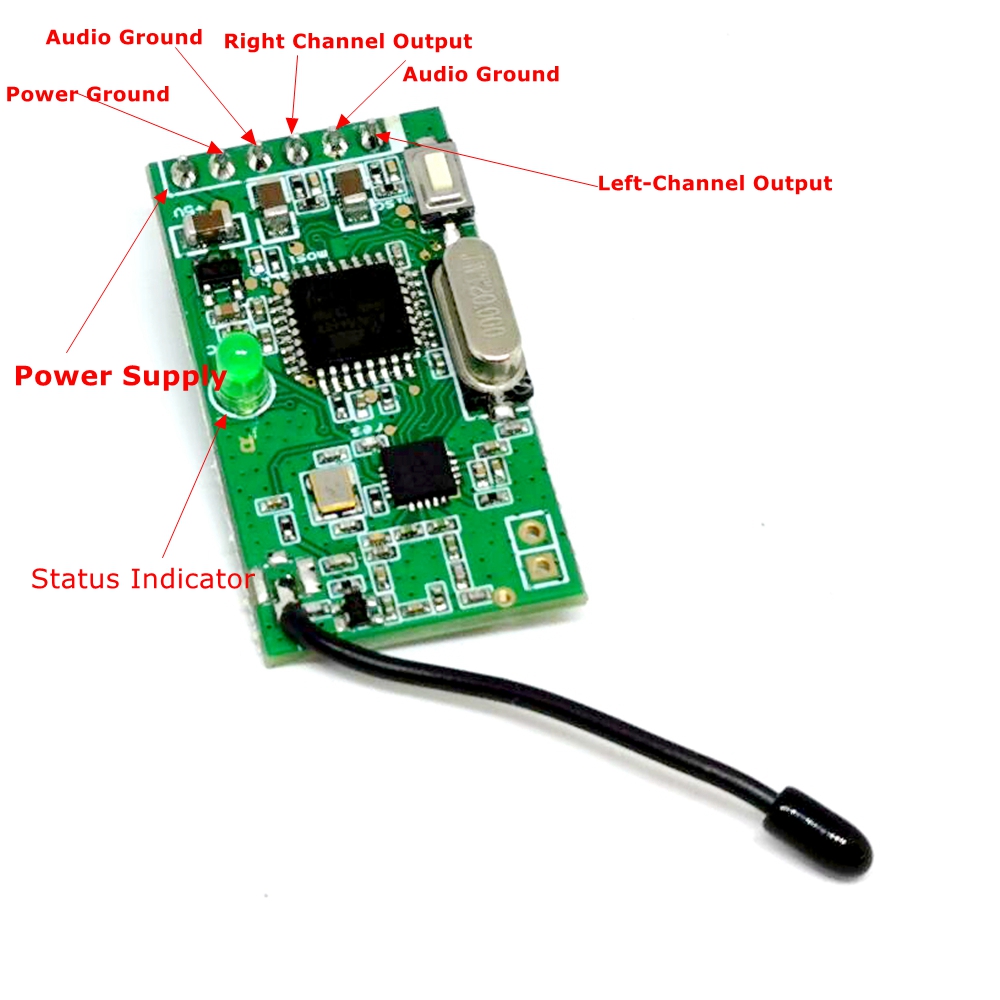 Nrf24L01 - 2.4G NRF24L01 무선 디지털 오디오 트랜시버