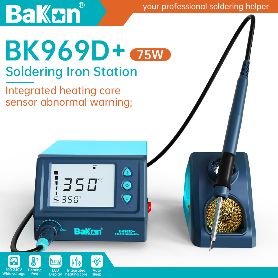 Soldering Iron Temperature Probe - 바콘 75W BK969D+ 납땜 스테이션 T12