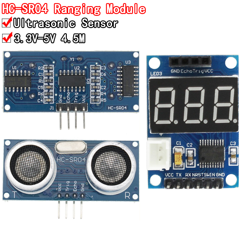 Ultrasonic Sensor Hc-Sr04 - 초음파 센서 HC-SR04 HCSR04 세계 초음파