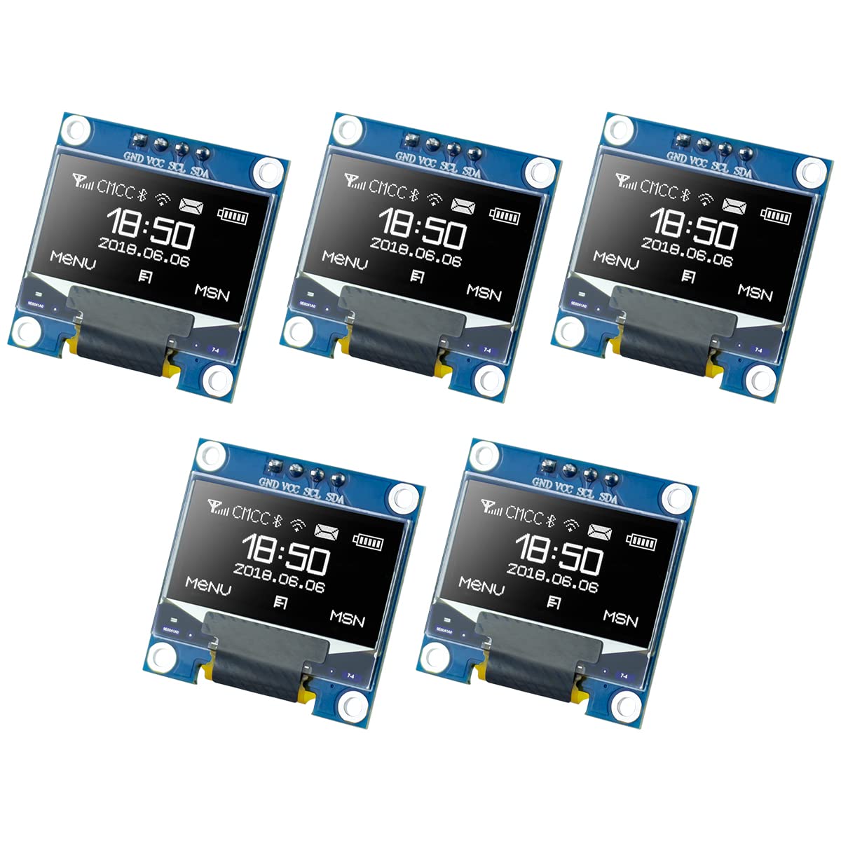 Ssd1306 - 0.96인치 OLED I2C IIC 디스플레이 모듈