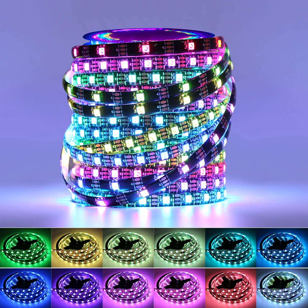 Ws2812B Strip 5V - 5V WS2812B 픽셀 RGB LED 스트립