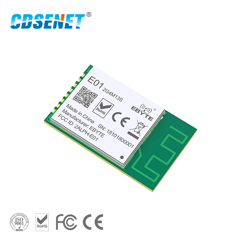 Nrf24L01 - 5pcs nRF24L01P 2.4GHz 20mW E01-2G4M13S SPI