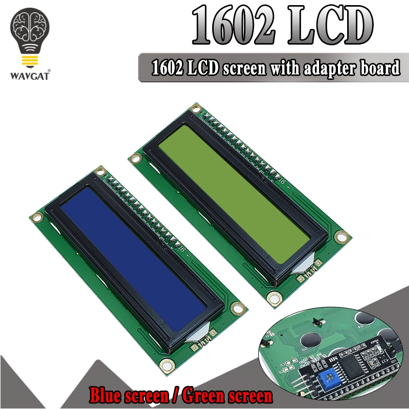 Lcd 1602 - LCD1602 LCD 모듈 블루 스크린 IIC/I2C