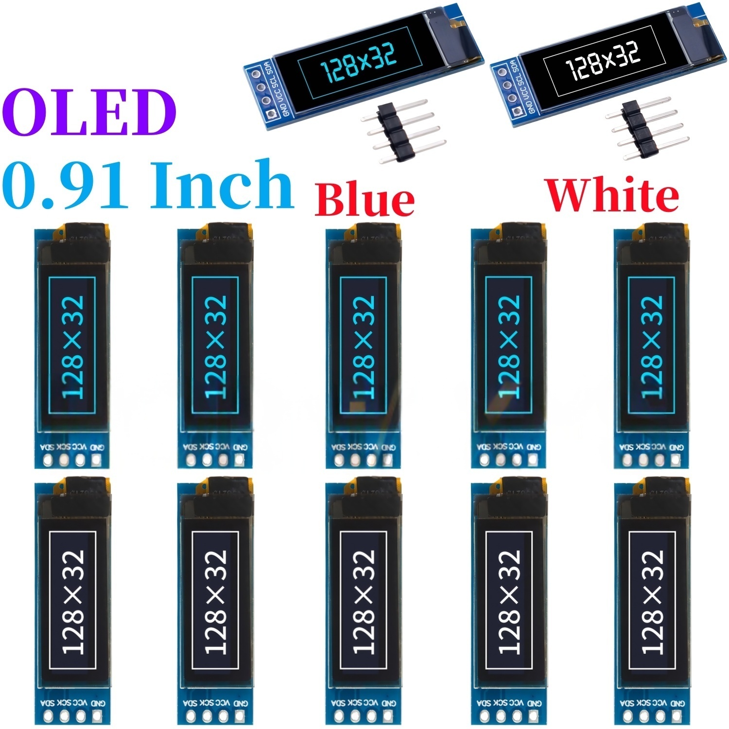 Ssd1306 - XZG 1-20PCS 0.91 인치 128x32 IIC