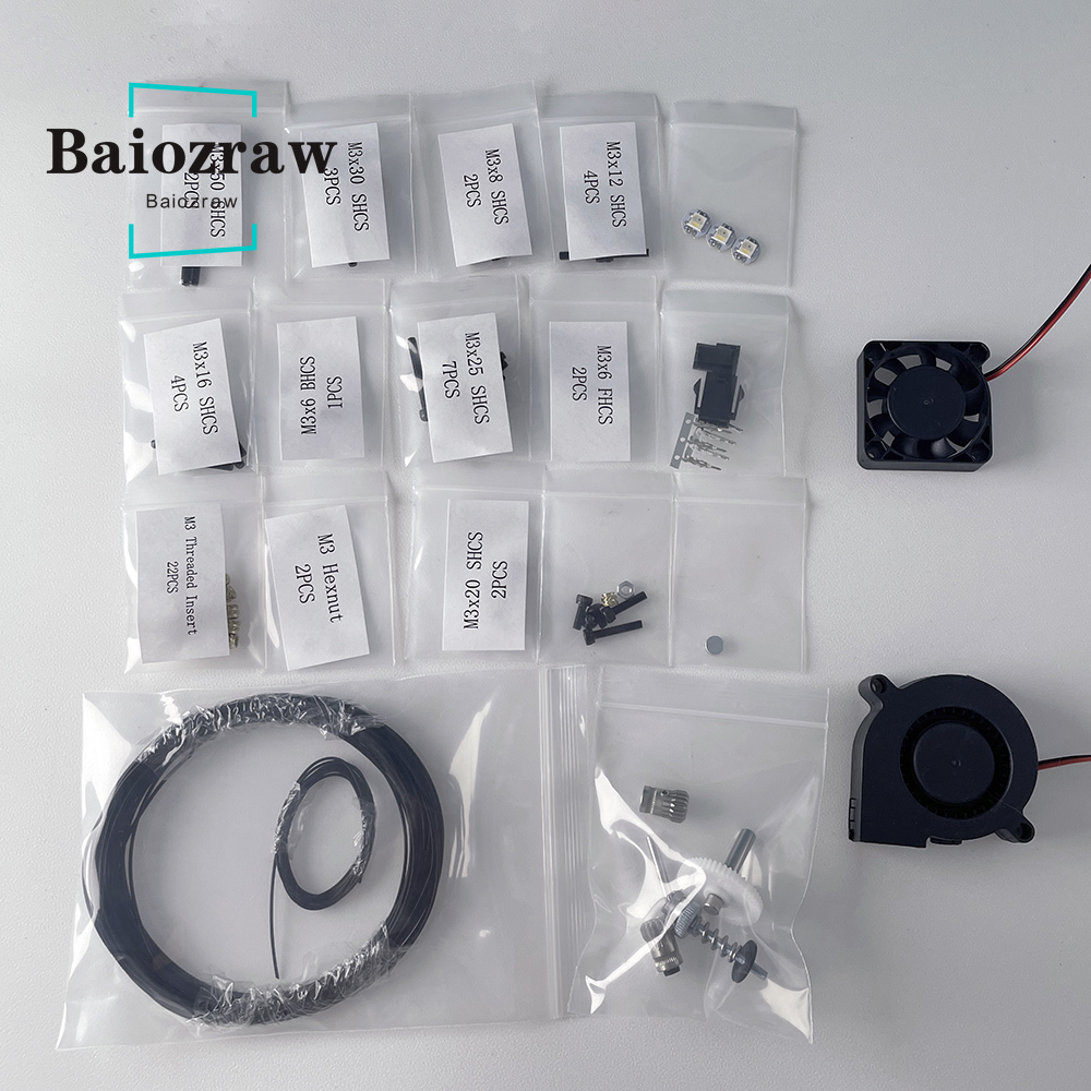 Neopixel - Baiozraw 새로운 StealthBurner 압출기 나사 패스너,