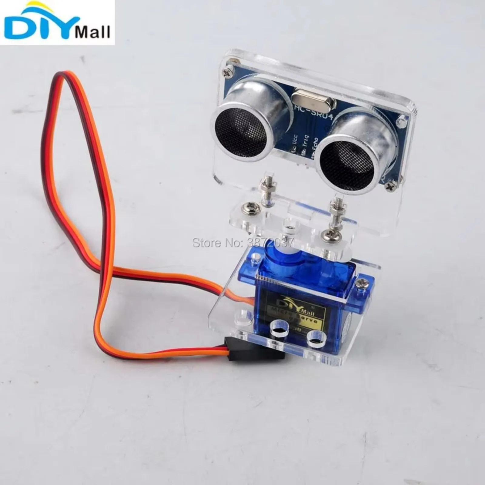 Ultrasonic Sensor Hc-Sr04 - DIYmall HC-SR04 초음파 센서 및 9G