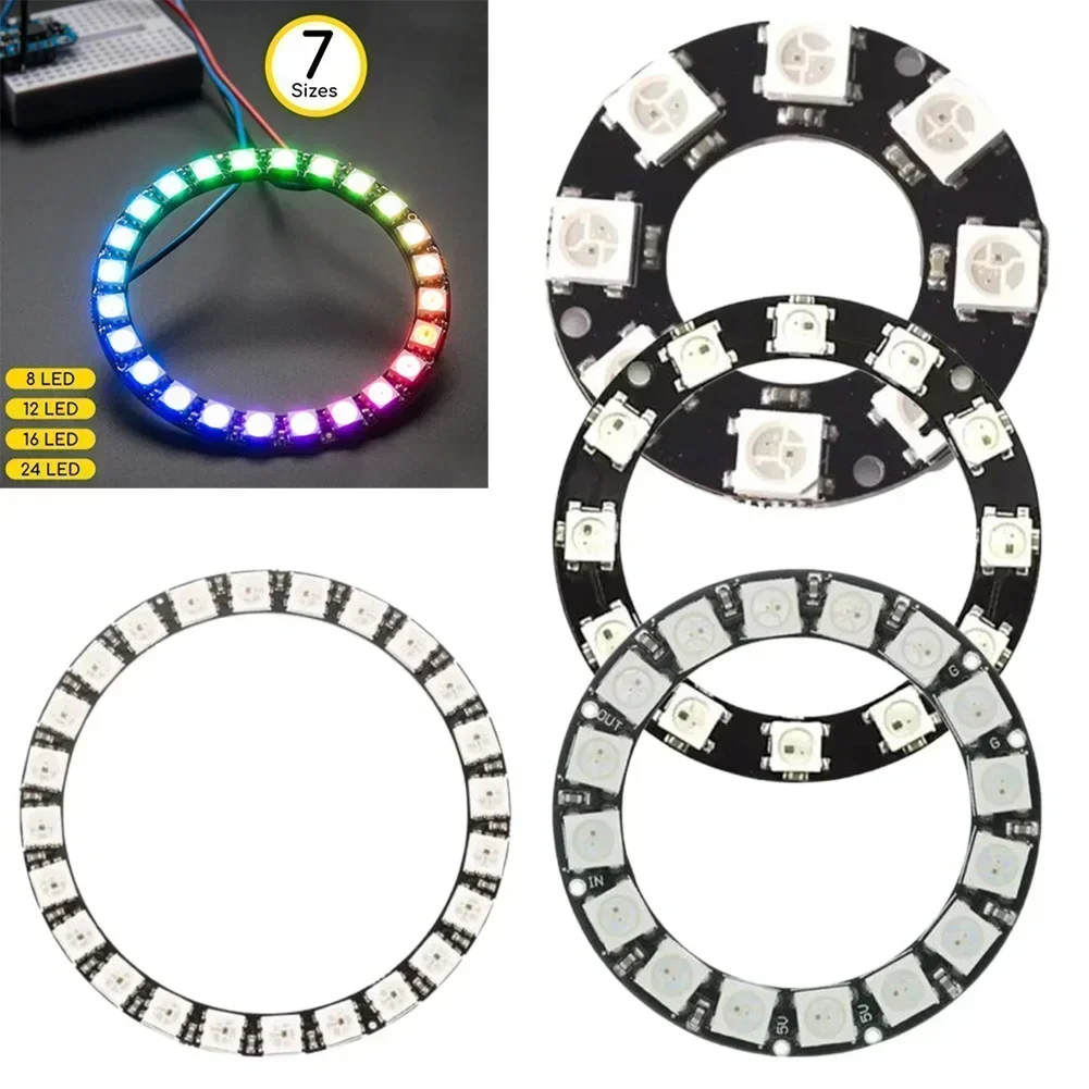 개별 주소 지정 가능 RGB LED 네오픽셀 링, 5V - Neopixel 리뷰 및 가격