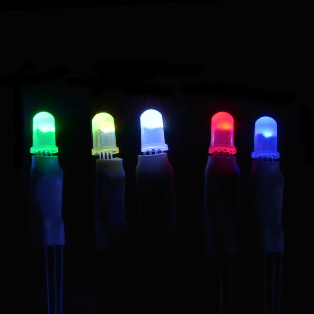 RGB LED 칩 확산 라운드 햇, WS2811 PL9 - Neopixel 리뷰 및 가격