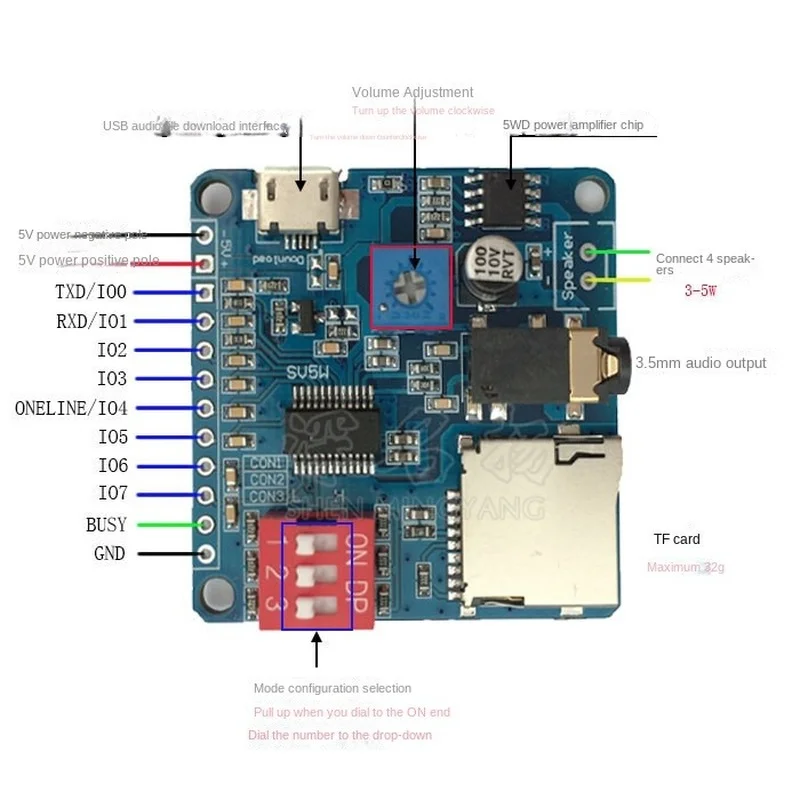 음성 사운드 재생 모듈 Arduino MP3 플레이어  - Sd Card Module 리뷰 및 가격