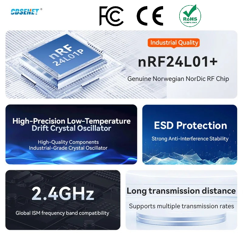 2pcs nRF24L01+ PA LNA 2.4GHz 무 - Nrf24L01 리뷰 및 가격