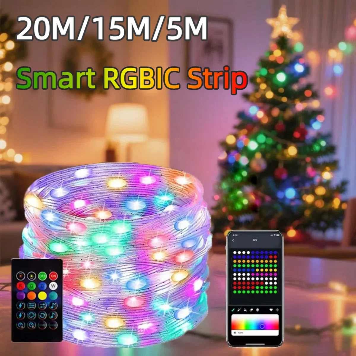 20M/10M/5M 스마트 USB 5V LED 문자열  - Ws2812B 리뷰 및 가격