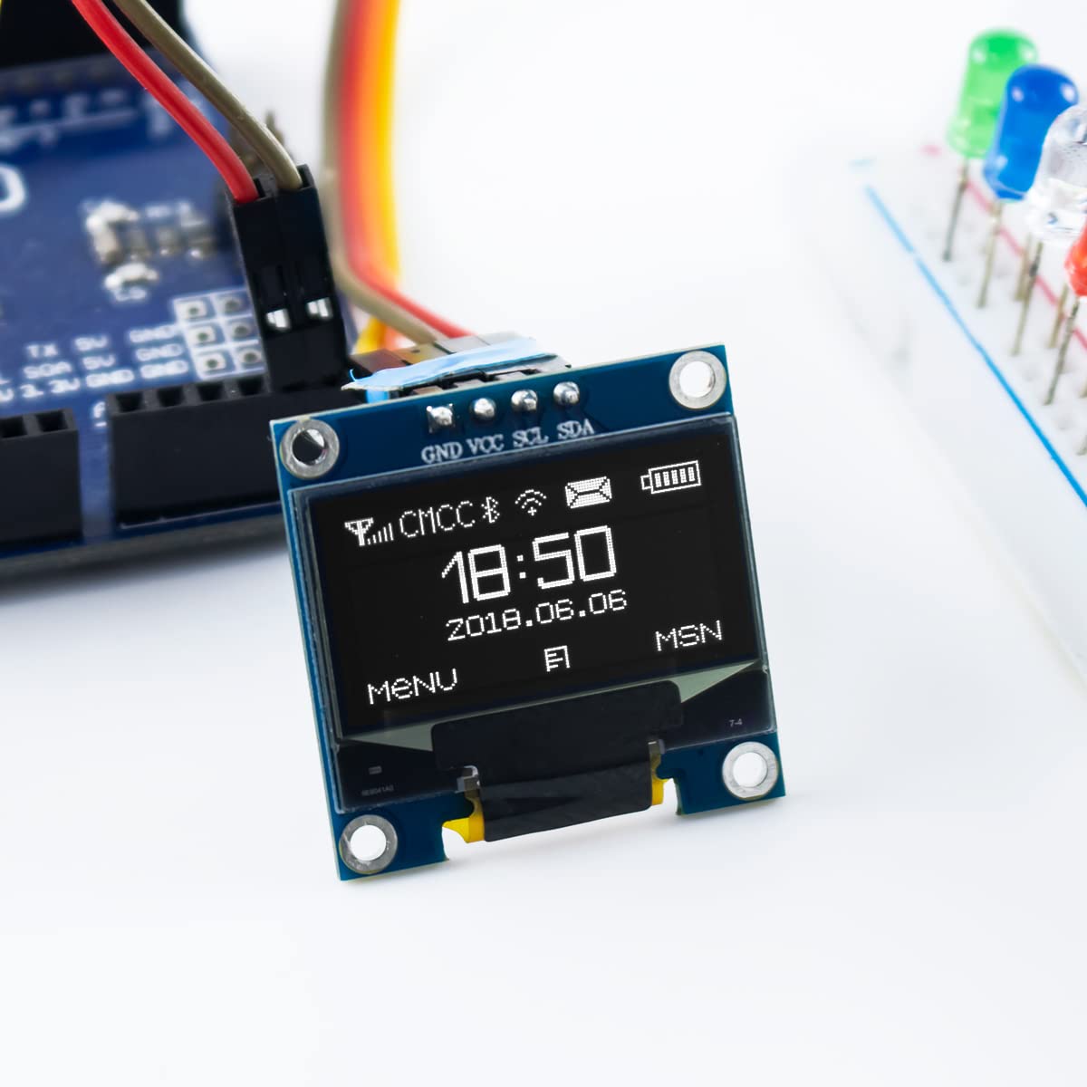 0.96인치 OLED I2C IIC 디스플레이 모듈 1 - Ssd1306 리뷰 및 가격