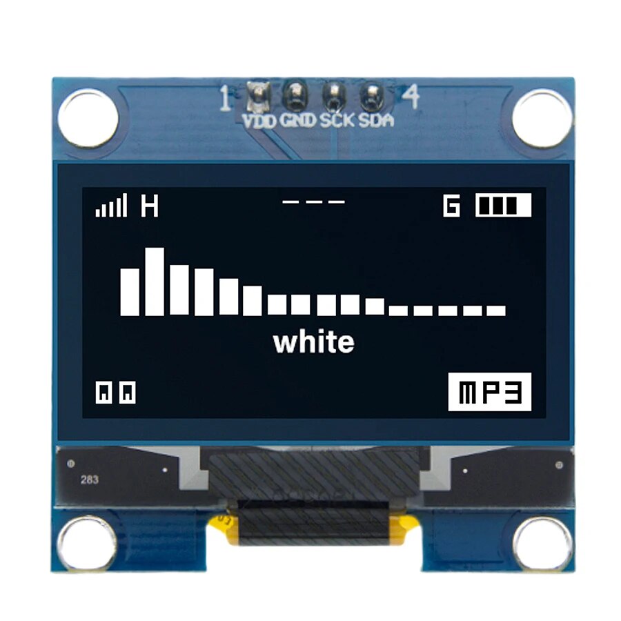 텐스타 로봇 OLED 디스플레이 모듈, 화이트 블루 컬 - Ssd1306 리뷰 및 가격