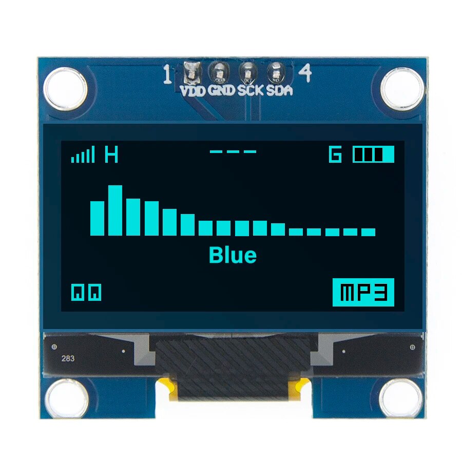 텐스타 로봇 OLED 디스플레이 모듈, 화이트 블루 컬 - Ssd1306 리뷰 및 가격