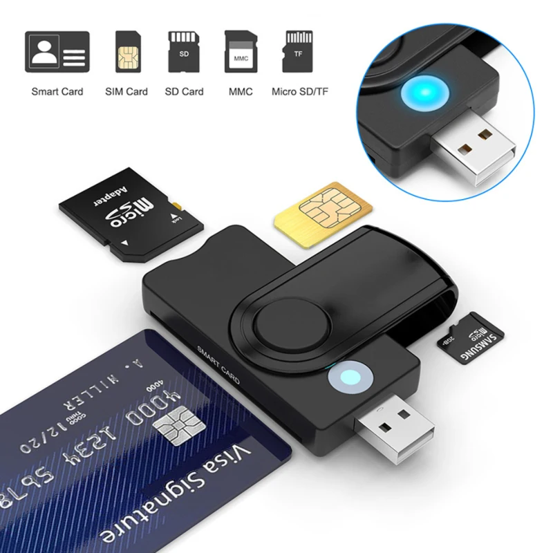 USB 3.0 2.0 스마트 카드 리더기, TF 마이크 - Sd Card Module 리뷰 및 가격
