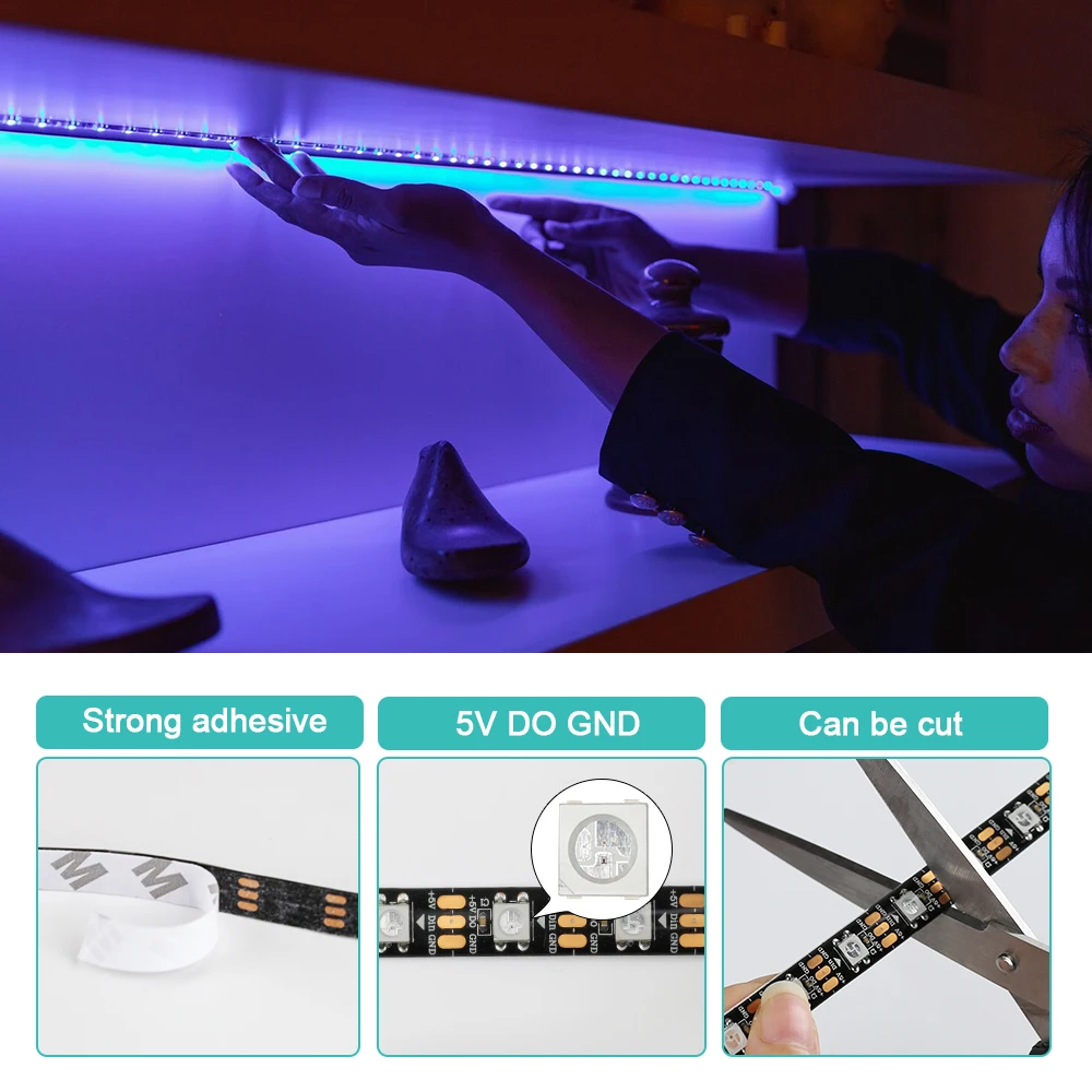 5V WS2812B 픽셀 RGB LED 스트립 라이트  - Ws2812B Strip 5V 리뷰 및 가격