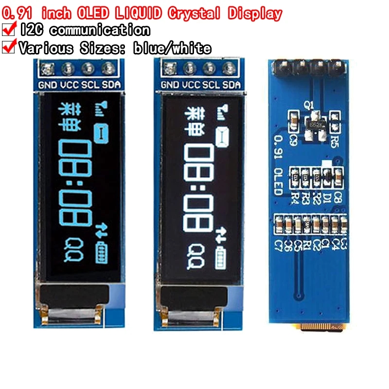 0.91인치 OLED 디스플레이 모듈, I2C 인터페이 - Ssd1306 리뷰 및 가격