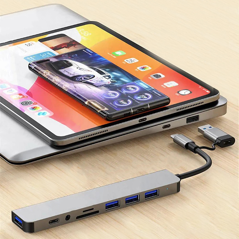 타입 C 허브 USB 스플리터 8 in 1 USB 확장 - Sd Card Module 리뷰 및 가격