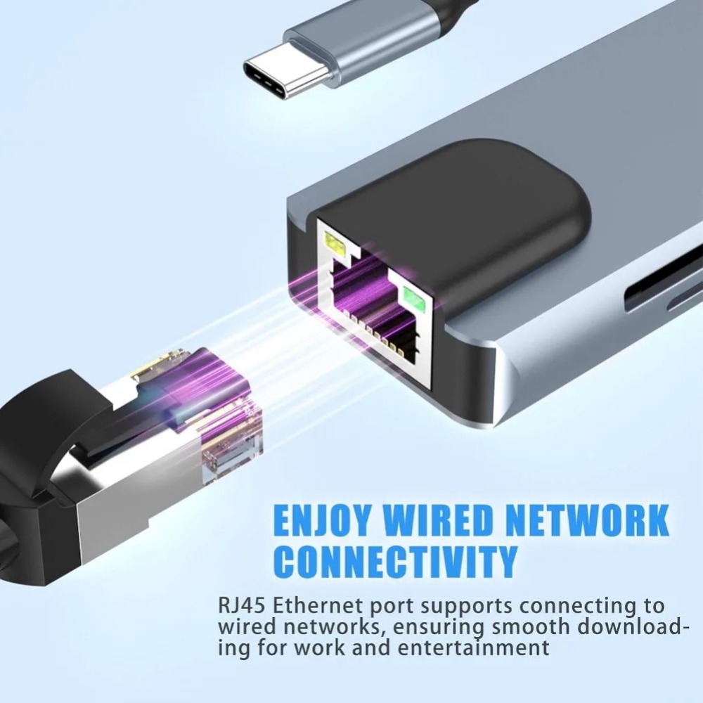 USB C 허브 8/7 in 1 4K HDMI 어댑터  - Sd Card Module 리뷰 및 가격