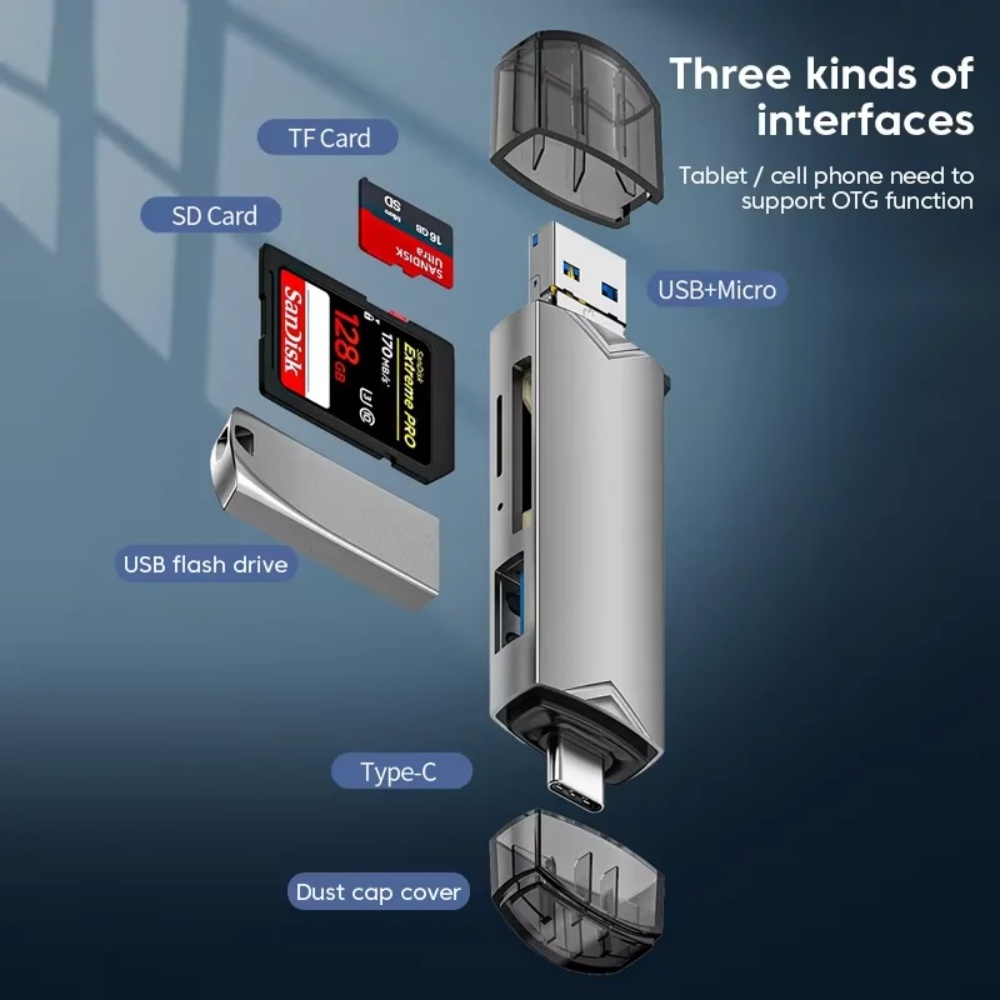6-in-1 USB 3.0 OTG 카드 리더 USB-C - Sd Card Module 리뷰 및 가격