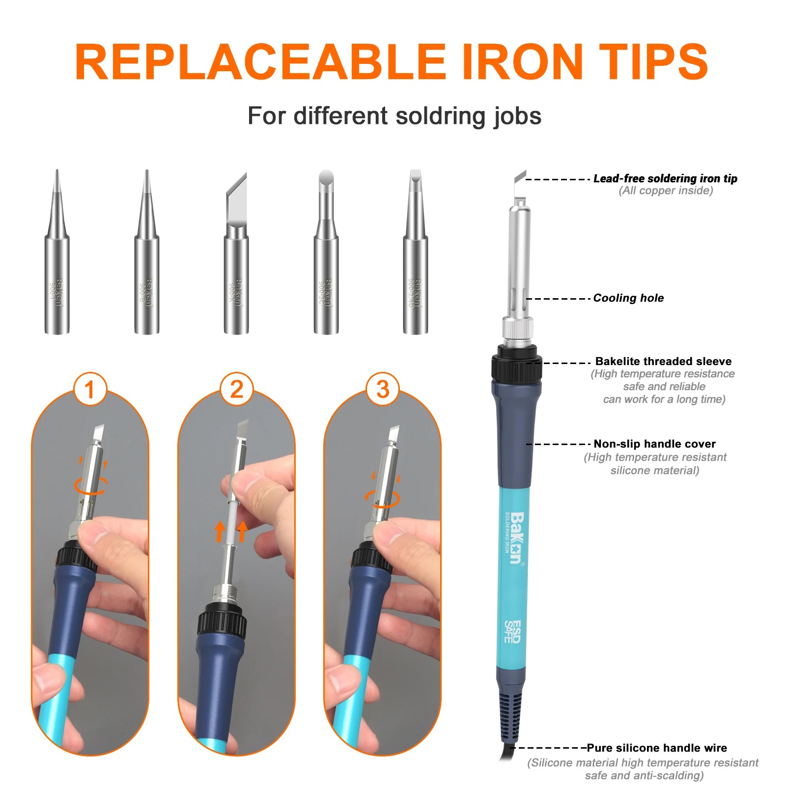 바콘 BK969 90W 납땜 스테이션 소형 공구 입문용 - Soldering Iron Temperature Probe 리뷰 및 가격