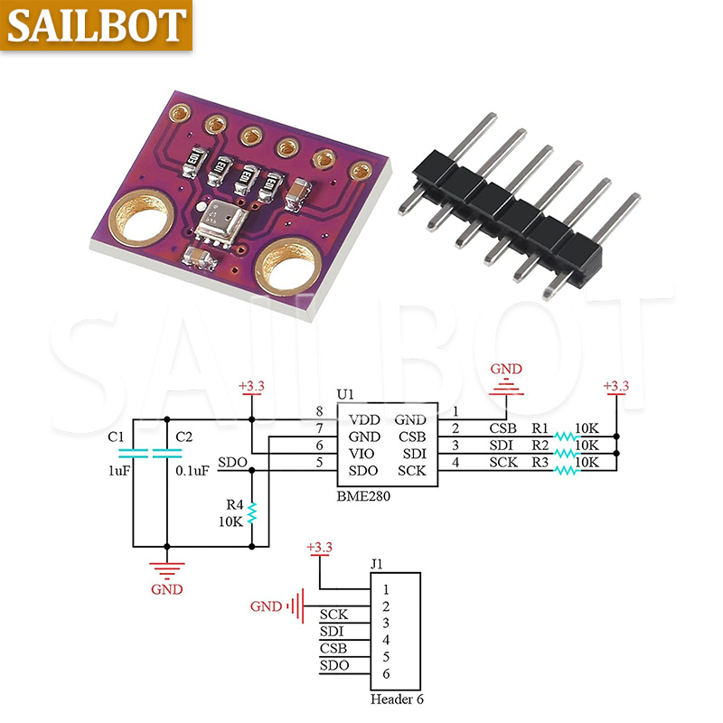 BME280 5V 3.3V 디지털 센서 온도 습도 기압 - Bme280 리뷰 및 가격