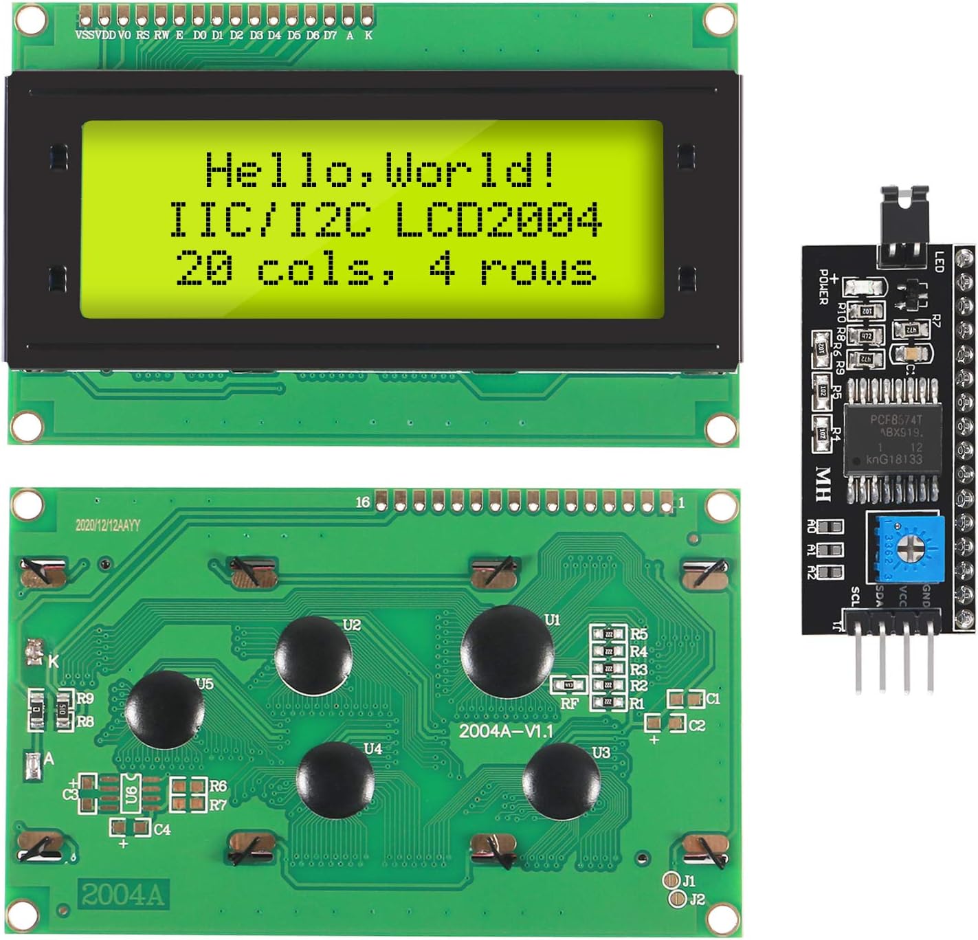 IIC I2C TWI 직렬 LCD 2004, 블루 백라 - Lcd 1602 리뷰 및 가격