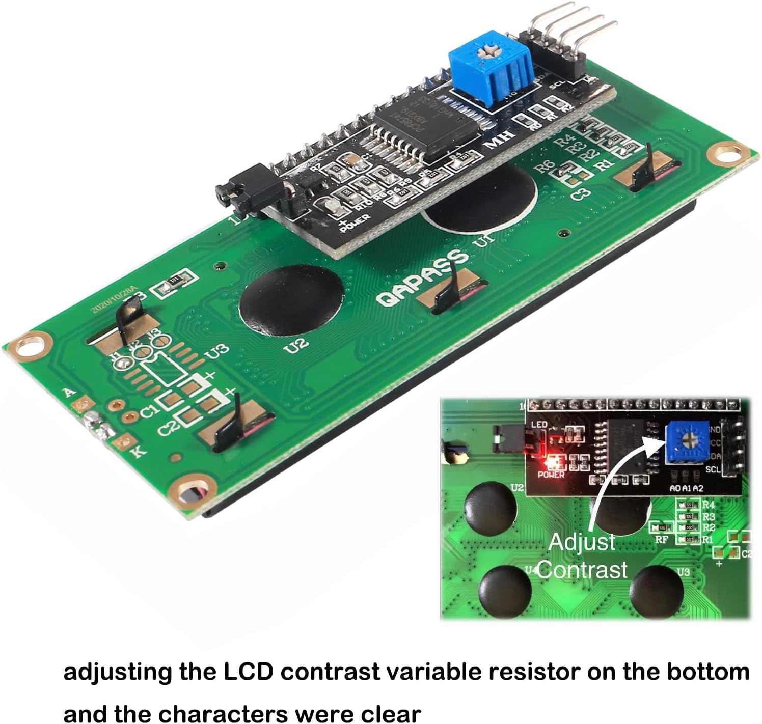 IIC I2C TWI 직렬 LCD 2004, 블루 백라 - Lcd 1602 리뷰 및 가격
