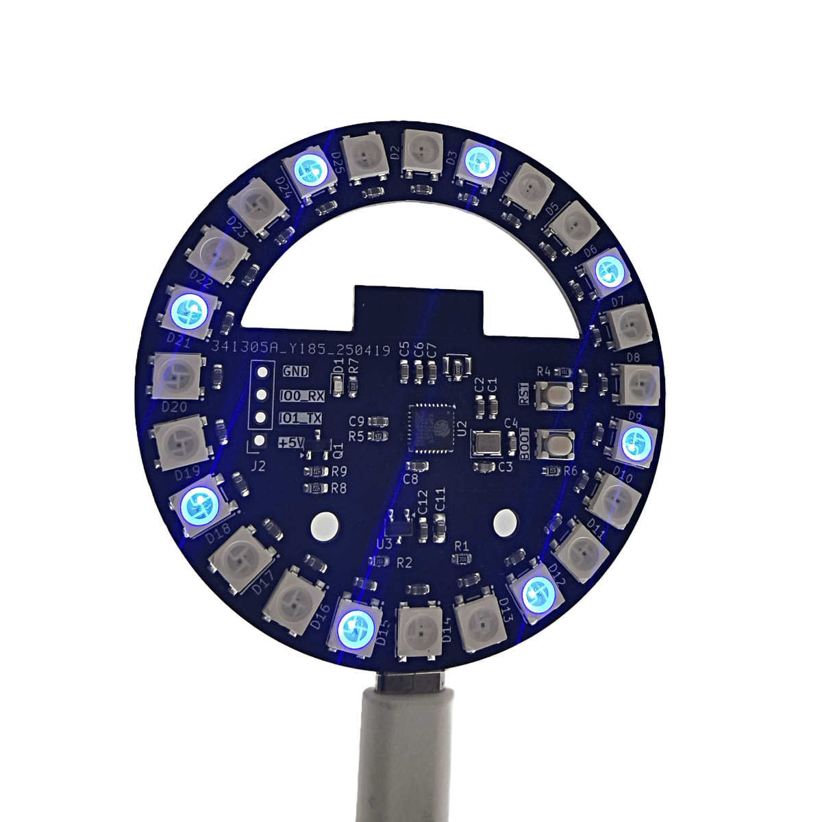 WLED ESP32-C3 개발 보드 원형 다채로운 조명 - Ws2812B 리뷰 및 가격