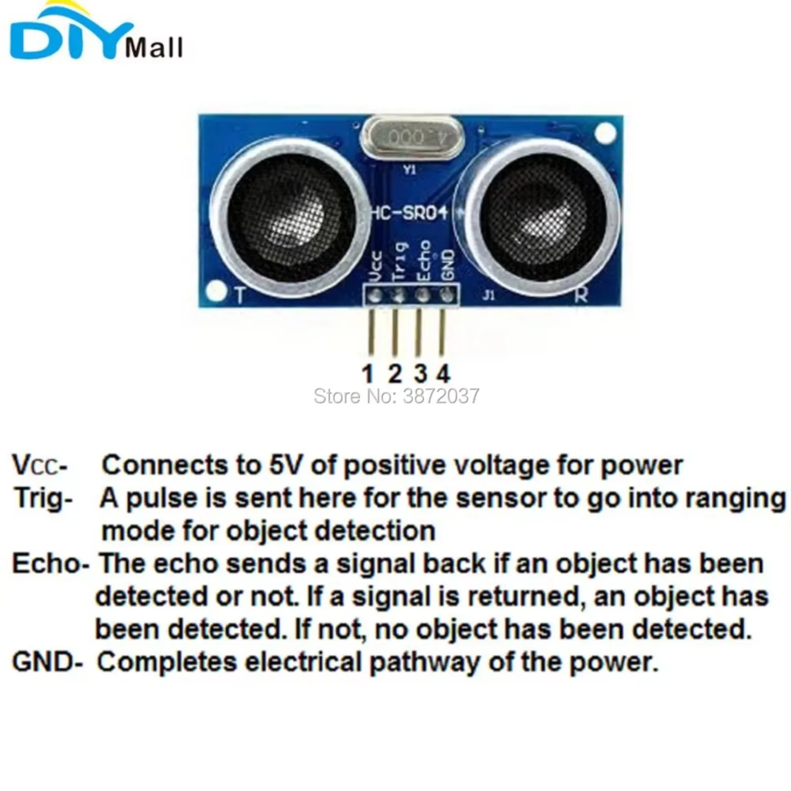 DIYmall HC-SR04 초음파 센서 및 9G 서보 - Ultrasonic Sensor Hc-Sr04 리뷰 및 가격