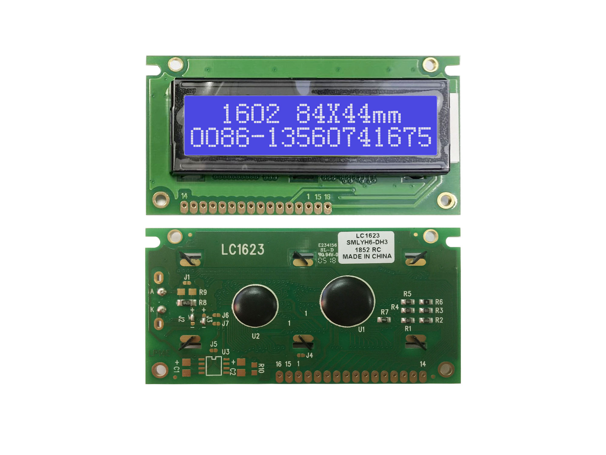 1602 16X2 LCD 디스플레이 모듈 84x44mm - Lcd 1602 리뷰 및 가격